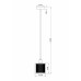 Подвесной светильник Moderli V2870-1P Brizzi 1*E14*40W 