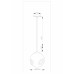Подвесной светильник Moderli V2080-P Amo 1*E27*60W 
