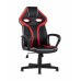 Кресло игровое TopChairs Racer Lighti черное с красным 
