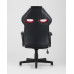 Кресло игровое TopChairs Racer Lighti черное с красным 