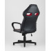 Кресло игровое TopChairs Racer Lighti черное с красным 