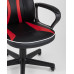 Кресло игровое TopChairs Racer Lighti черное с красным 