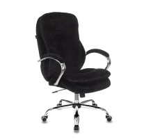 Кресло руководителя Бюрократ T-9950SL Fabric черный Light-20 крестовина металл хром