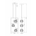 Подвесной светильник Moderli V3035-3P Katrin 3*E14*40W 