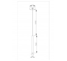 Подвесной светильник Moderli V2330-P Cretto 1*E27*3W