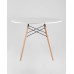 Обеденная группа стол DSW D100, 4 стула Eames Soft белый 