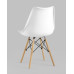 Обеденная группа стол DSW D90, 4 стула Eames Soft белый 