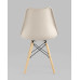 Обеденная группа стол DSW D90, 4 стула Eames Soft бежевый 
