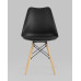 Обеденная группа стол DSW D100, 4 стула Eames Soft черный 