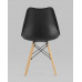 Обеденная группа стол DSW D90, 4 стула Eames Soft черный 