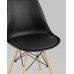 Обеденная группа стол DSW D90, 4 стула Eames Soft черный 