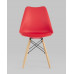 Обеденная группа стол DSW D90, 4 стула Eames Soft красный 
