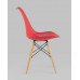 Обеденная группа стол DSW D100, 4 стула Eames Soft красный 