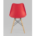 Обеденная группа стол DSW D90, 4 стула Eames Soft красный 