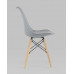 Обеденная группа стол DSW D90, 4 стула Eames Soft серый 