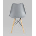 Обеденная группа стол DSW D90, 4 стула Eames Soft серый 