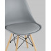 Обеденная группа стол DSW D90, 4 стула Eames Soft серый 