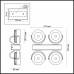 Настенный светильник Odeon Light 3818/40CL VIVACE 