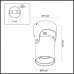 Потолочный накладной светильник Odeon Light 3854/1C CORSUS 