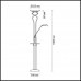 Торшер со столиком Odeon Light 2487/F AXTON 