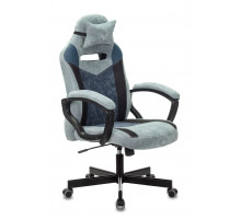 Кресло игровое Бюрократ VIKING 6 KNIGHT BL FABRIC синий