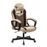 Кресло игровое Бюрократ VIKING 6 KNIGHT BR FABRIC коричневый