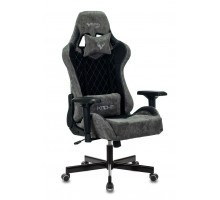 Кресло игровое Бюрократ VIKING 7 KNIGHT B FABRIC черный текстиль/эко.кожа