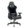Кресло игровое Бюрократ VIKING 7 KNIGHT B FABRIC черный текстиль/эко.кожа