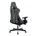 Кресло игровое Бюрократ VIKING 7 KNIGHT B FABRIC черный текстиль/эко.кожа 