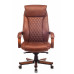Кресло руководителя Бюрократ T-9924WALNUT светло-коричневый Leather Eichel кожа с подголов. крестовина металл/дерево 