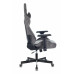 Кресло игровое Бюрократ VIKING 7 KNIGHT Fabric серый Loft ромбик текстиль/эко.кожа с подголов. крест 