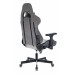 Кресло игровое Бюрократ VIKING 7 KNIGHT Fabric серый Loft ромбик текстиль/эко.кожа с подголов. крест 