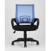 Кресло офисное TopChairs Simple голубое 