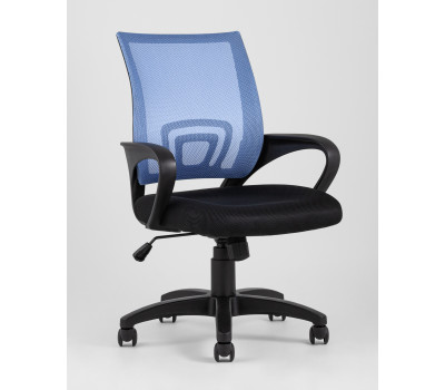 Кресло офисное TopChairs Simple голубое 