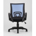 Кресло офисное TopChairs Simple голубое 