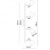 Потолочный светильник Arte Lamp A9189PL-4GY Gotto 