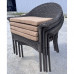 Кресло LV-140B-Brown  из искусственного ротанга
