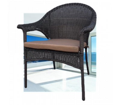 Кресло LV-140B-Brown  из искусственного ротанга